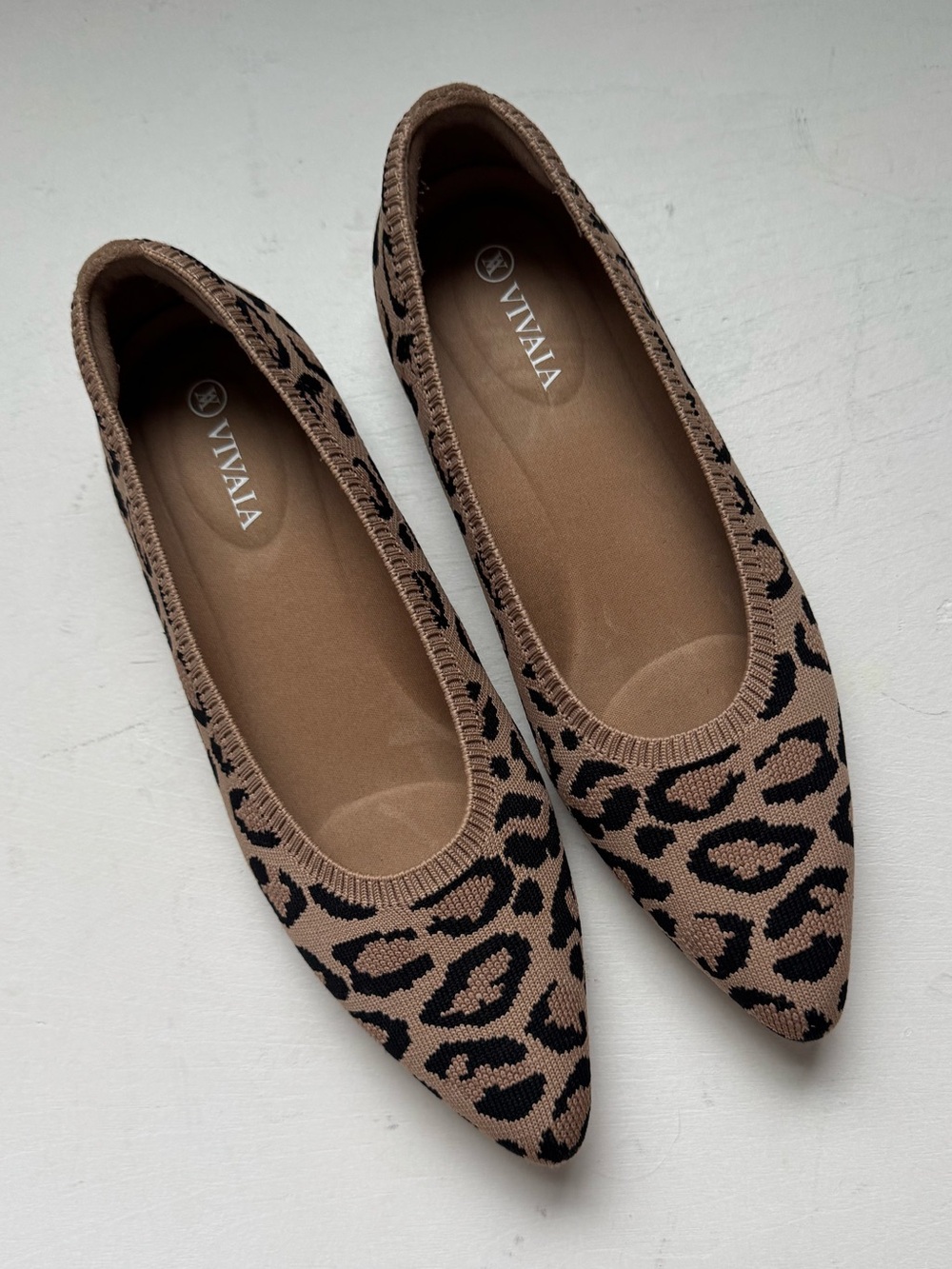 VIVAIA Aria 5º Pointed-Toe Knit Flats - Picture 5 of 15